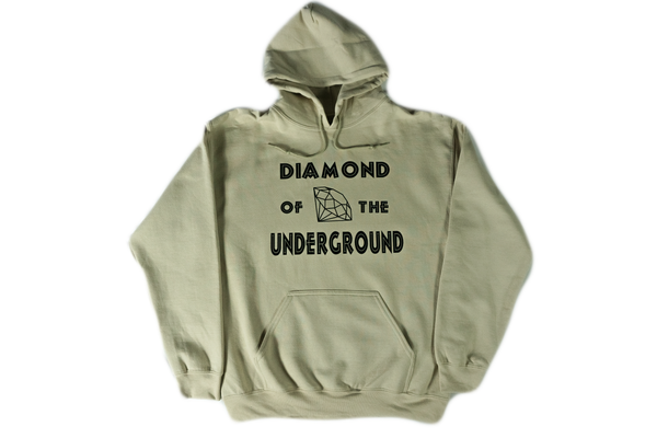 Diamond of the Underground Hoodie - White