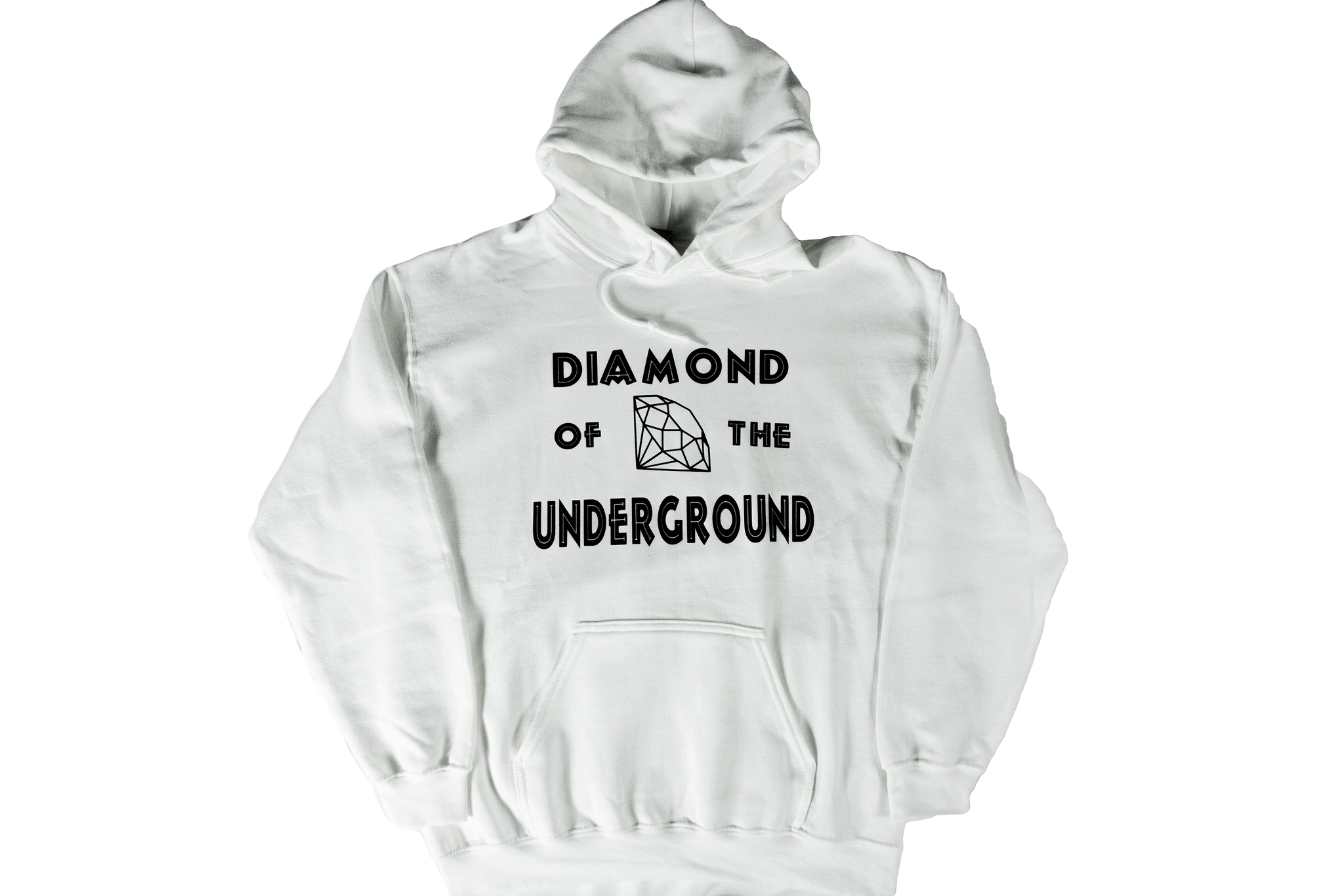 Diamond of the Underground Hoodie - White